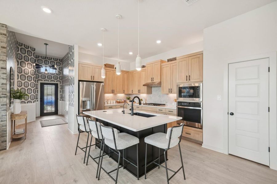 Furnished interior view inside a new home in Stream Waters, Seguin (Image 26).