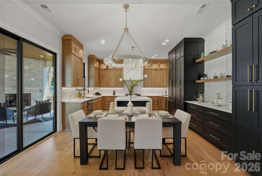 Furnished interior view inside a new home in , Charlotte (Image 12).
