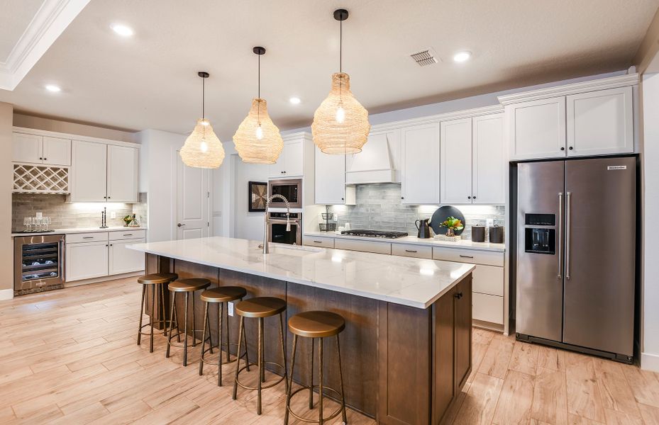 Furnished interior view inside a new home in Riverwood, Zephyrhills (Image 9).