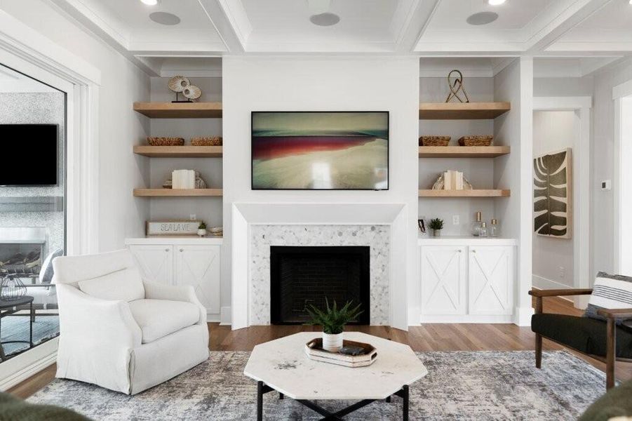 Furnished interior view inside a new home in , Charleston (Image 13).