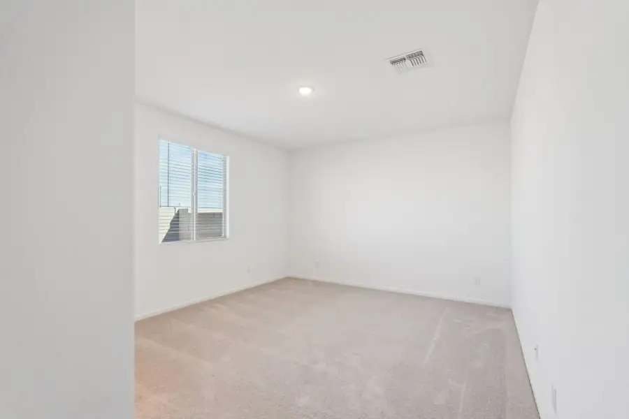 Primary suite. Finishes and options may vary.