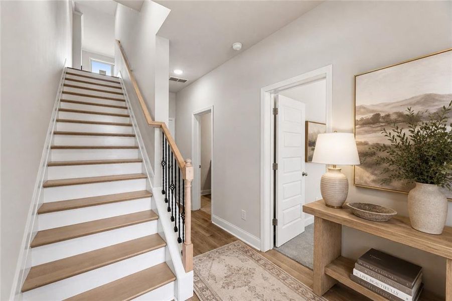 Furnished interior view inside a new home in Towns at Enclave, Lawrenceville (Image 19).