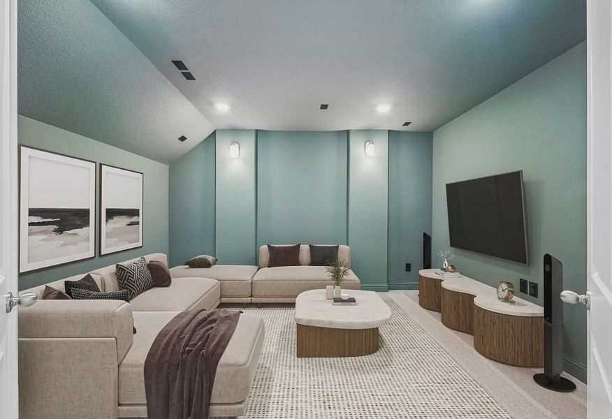 Homesite 2422 Media Room - Staged - 17 of 20