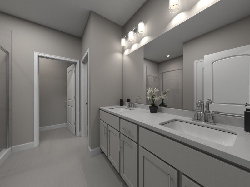 Furnished interior view inside a new home in Woodmont, Smyrna (Image 5).