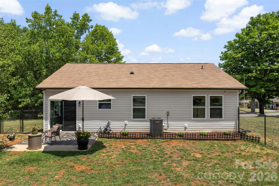 Exterior details and patio area of a home in , Shelby (Image 25).