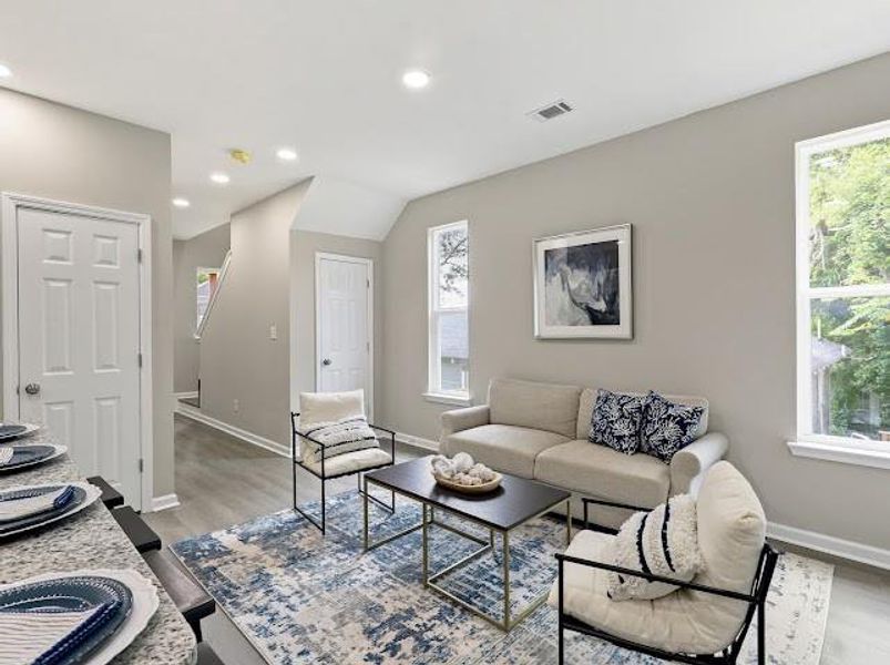 Furnished interior view inside a new home in , Rome (Image 9).