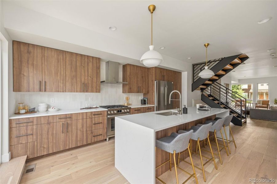 Furnished interior view inside a new home in , Denver (Image 17).