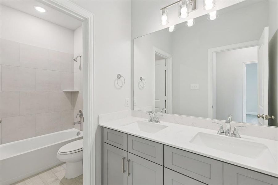 Furnished interior view inside a new home in Bellagio, Forney (Image 6). Furnished interior view inside a new home in Bellagio, Forney (Image 6).