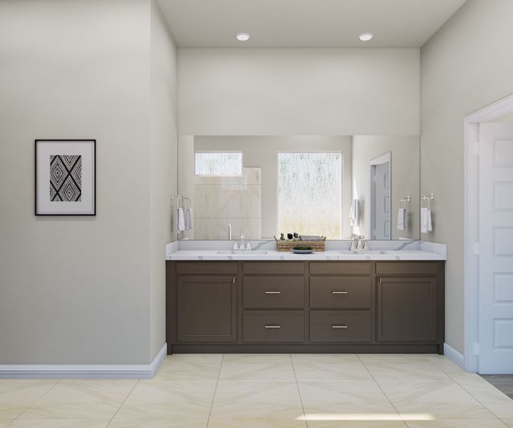 Representative furnished interior of a home built from the Whimbrel by Tri Pointe Homes in Oakhill Reserve, Tomball (Image 12).