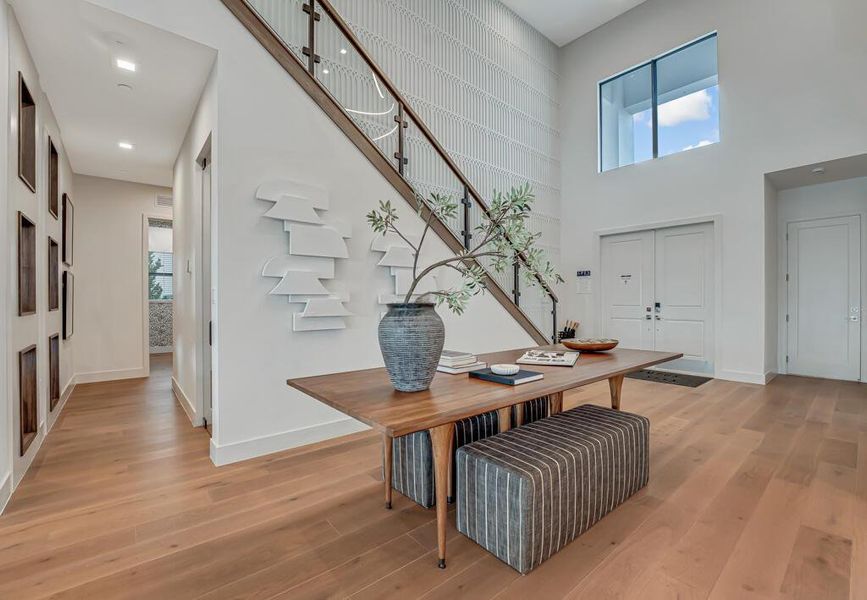 Furnished interior view inside a new home in Apex at Avenir, Palm Beach Gardens (Image 12).