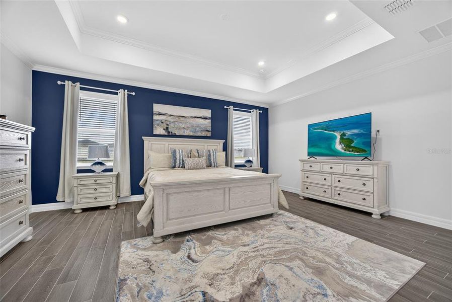 Furnished interior view inside a new home in Heritage Station, Punta Gorda (Image 27).