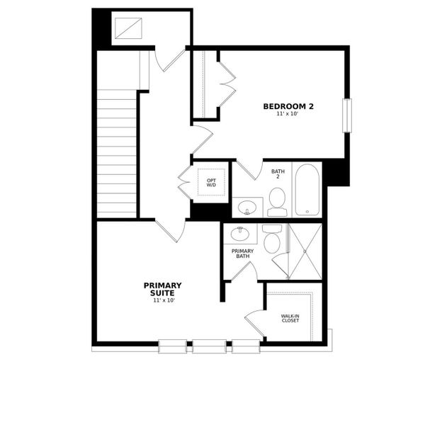 Visualize your ideal living space with this clear and concise floor plan layout.