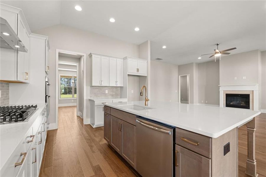 Furnished interior view inside a new home in Soleil Summit Chase, Snellville (Image 6).