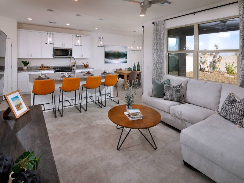 Furnished interior view inside a new home in Paloma Creek - Estate Series, Surprise (Image 4).
