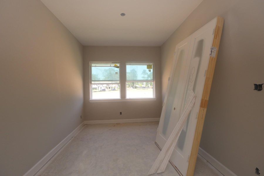 In-progress construction of a new home in The Highlands Encore - Harbor Collection, Porter, TX (Image 11).