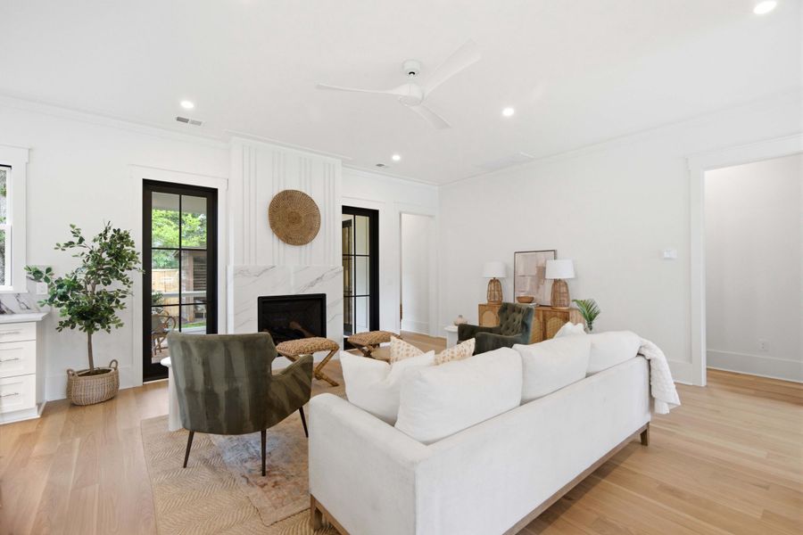 Furnished interior view inside a new home in , Mount Pleasant (Image 7). Furnished interior view inside a new home in , Mount Pleasant (Image 7).