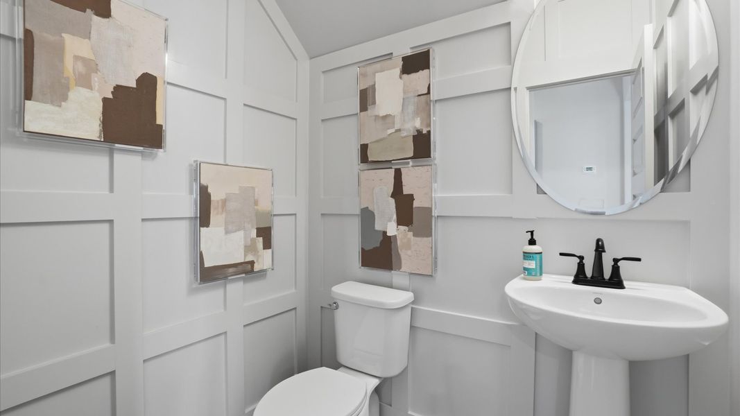 Representative furnished interior of a home built from the Stonefield by DRB Homes in Northcroft, Loganville (Image 12).