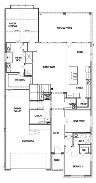 2D floor plan layout of this home in Blackhawk, Pflugerville, TX (Image 3). 2D floor plan layout of this home in Blackhawk, Pflugerville, TX (Image 3).