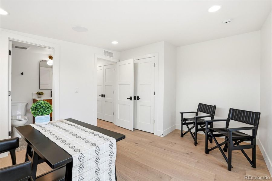 Furnished interior view inside a new home in , Denver (Image 44).