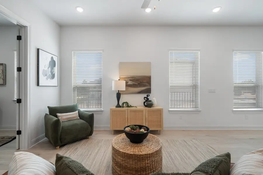 Furnished interior view inside a new home in Foxfield, Austin (Image 6).