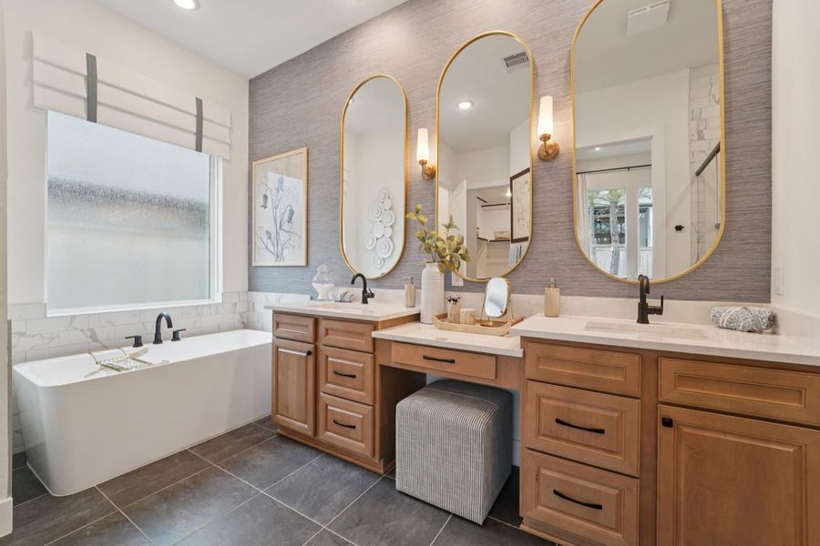 Furnished interior view inside a new home in Grange, Katy (Image 11).