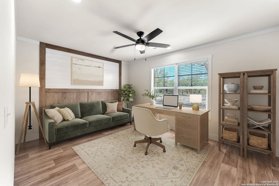 Furnished interior view inside a new home in , La Vernia (Image 20).