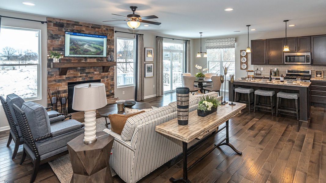 Representative furnished interior of a home built from the The Kensington by Norfolk Homes in Valleys, Jackson (Image 11).