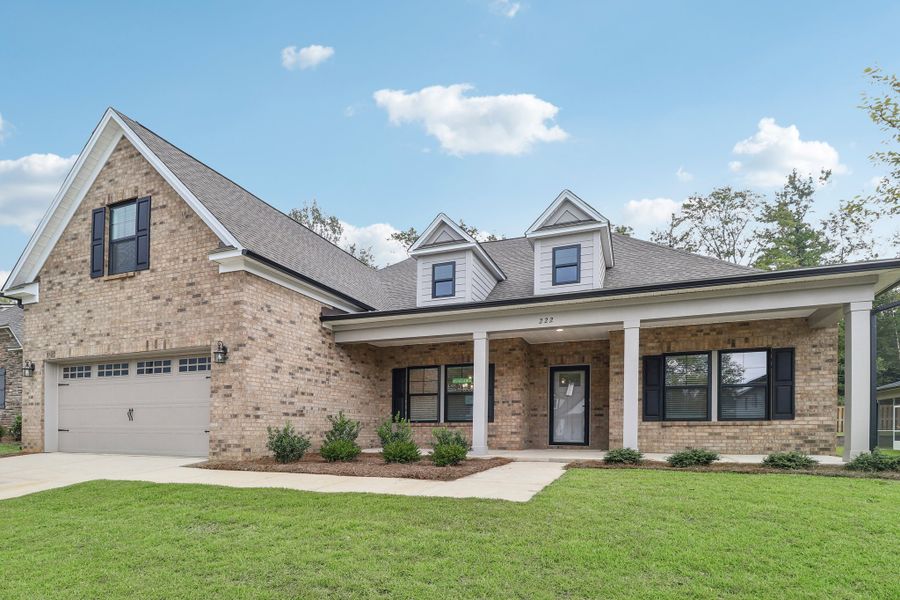 Representative exterior photo of a completed home built from the Ariel II by Great Southern Homes in Collins Cove, Chapin, SC (Image 30).