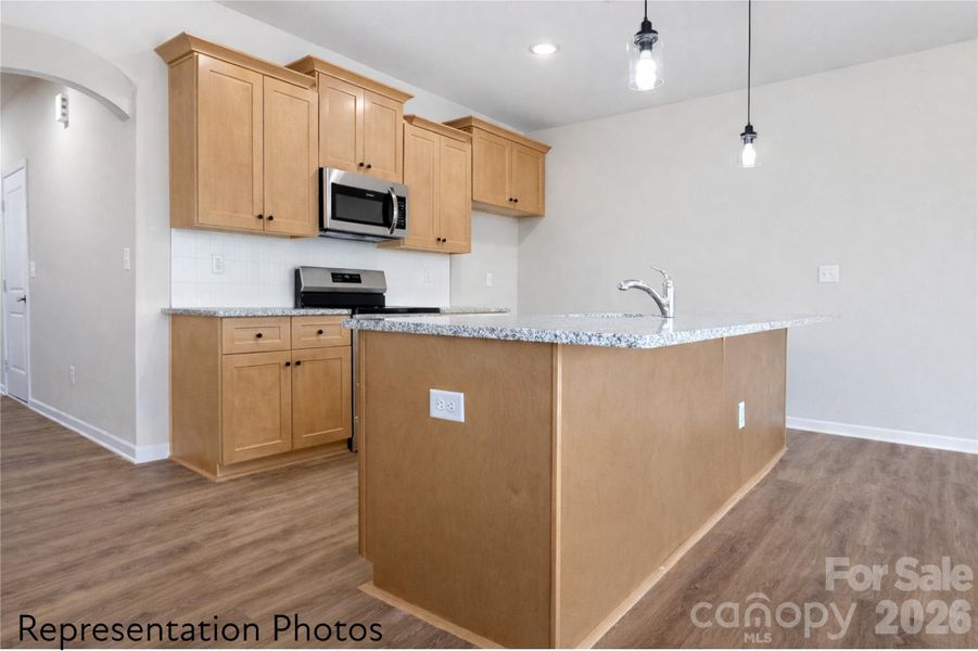 Furnished interior view inside a new home in , Charlotte (Image 5).