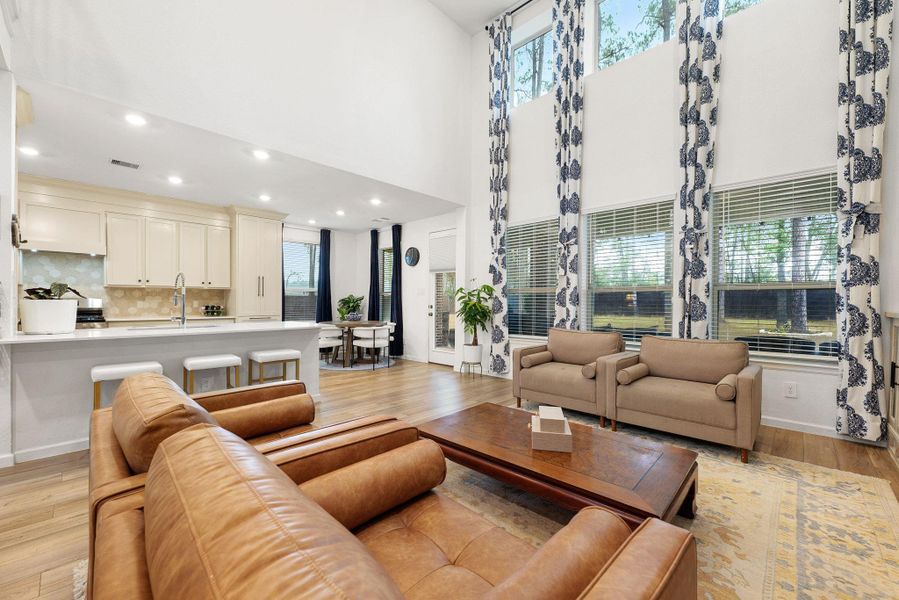 Furnished interior view inside a new home in ARTAVIA: Fairway Collection, Conroe (Image 10).