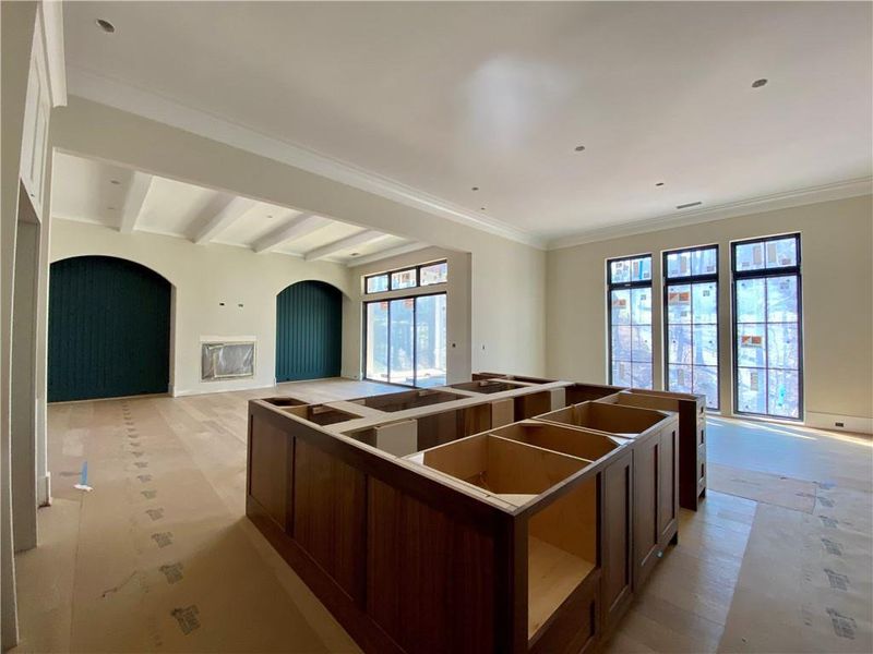 In-progress construction of a new home in , Acworth, GA (Image 14).