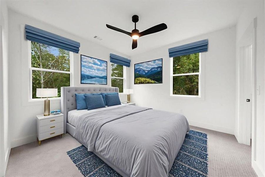 Furnished interior view inside a new home in , Woodstock (Image 10). Furnished interior view inside a new home in , Woodstock (Image 10).