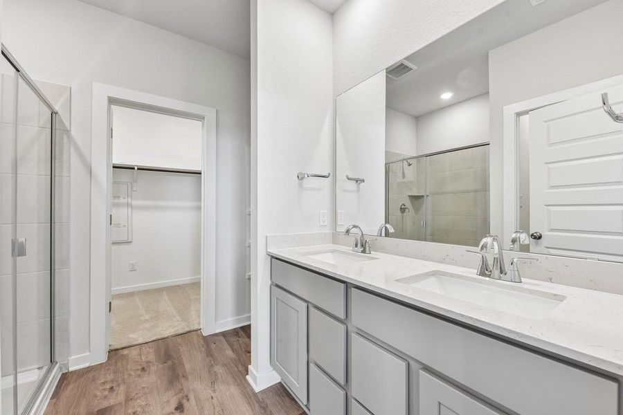 Furnished interior view inside a new home in Trinity Ranch, Elgin (Image 16).