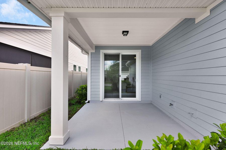 Exterior details and patio area of a home in , Ponte Vedra (Image 39). Exterior details and patio area of a home in , Ponte Vedra (Image 39).