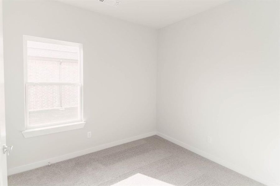 Empty room featuring carpet floors