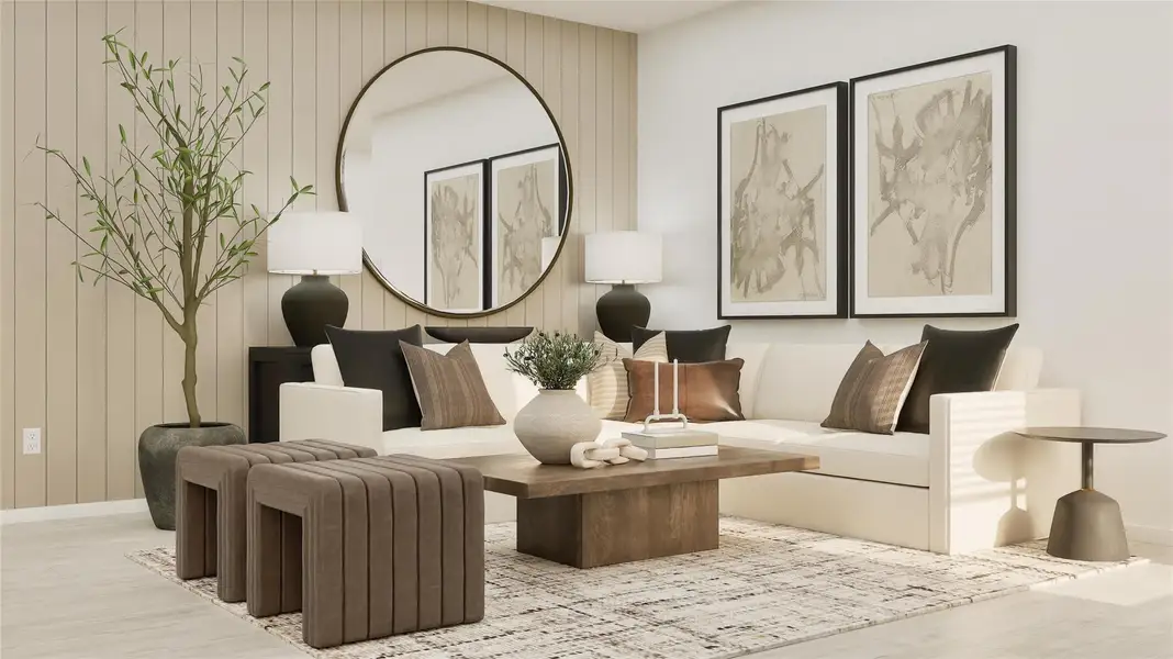 Furnished interior view inside a new home in Cypress Green, Hockley (Image 15).