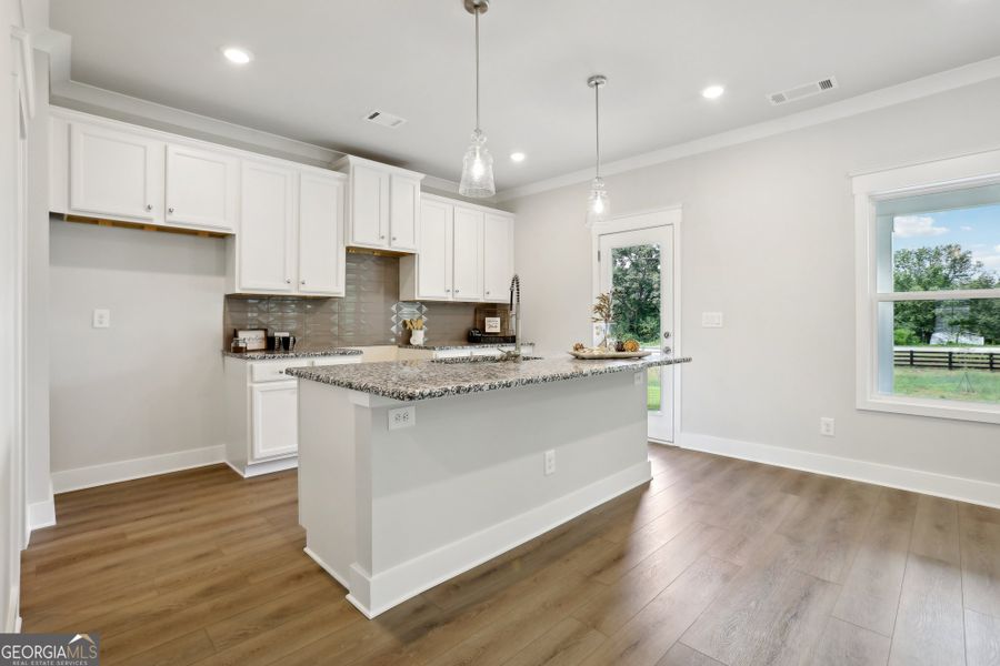 Furnished interior view inside a new home in Rosewood Lake Estates, Hoschton (Image 3).