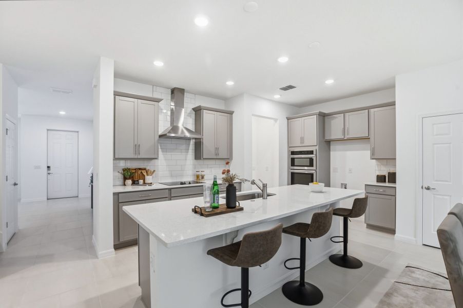 Furnished interior view inside a new home in Trinity Gardens, Deland (Image 5).