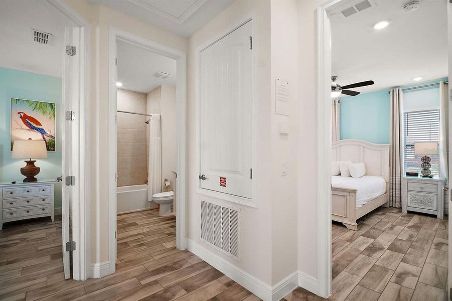 Furnished interior view inside a new home in , Kissimmee (Image 17). Furnished interior view inside a new home in , Kissimmee (Image 17).