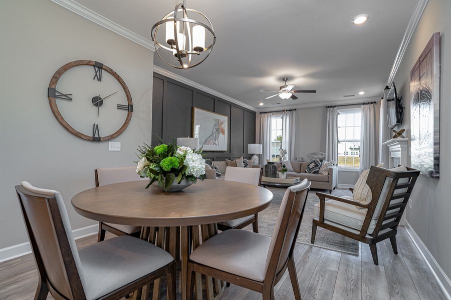 Representative furnished interior of a home built from the Palmer - Vanguard Collection by Mungo Homes in Georgias Landing, Raleigh (Image 30).