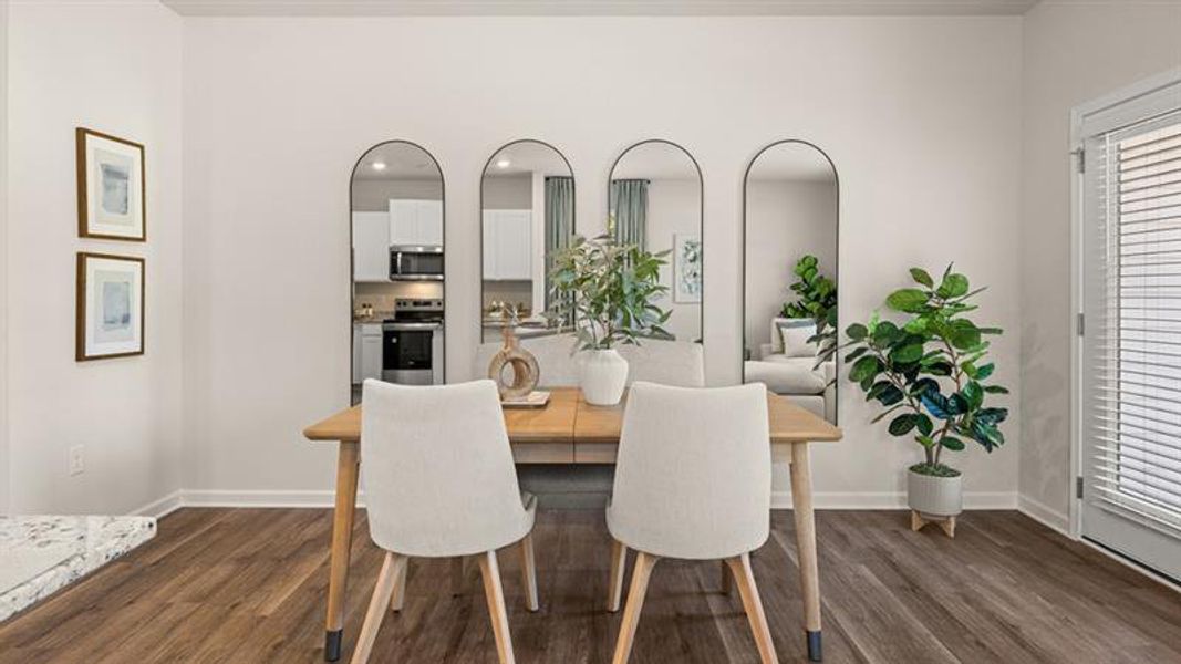 Furnished interior view inside a new home in Old Summerville Village, Rome (Image 3).