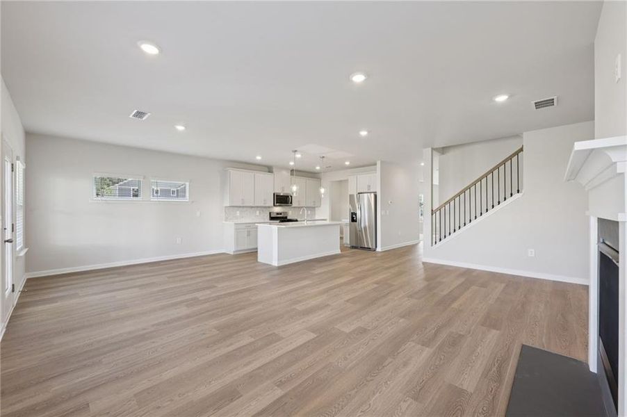 Spacious, unfurnished interior of a new home in Parkside at Grayson, Grayson (Image 39).