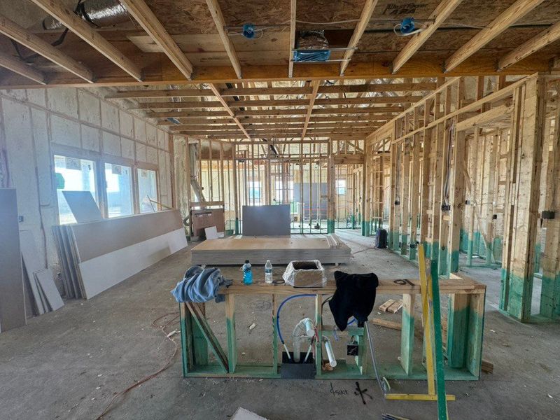 In-progress construction of a new home in Creekview Addition, Van Alstyne, TX (Image 8).