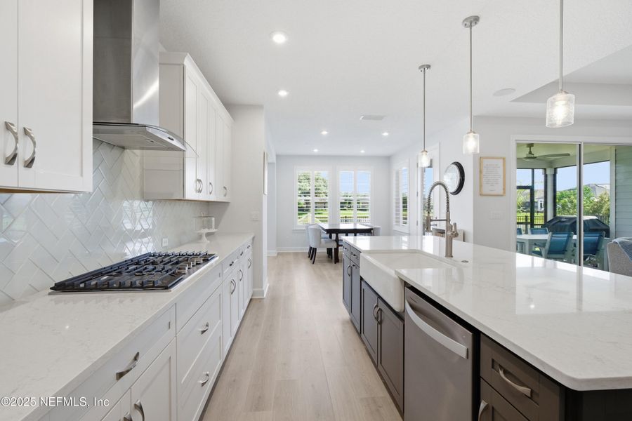 Furnished interior view inside a new home in Trailmark - Phase 6, St. Augustine (Image 6). Furnished interior view inside a new home in Trailmark - Phase 6, St. Augustine (Image 6).