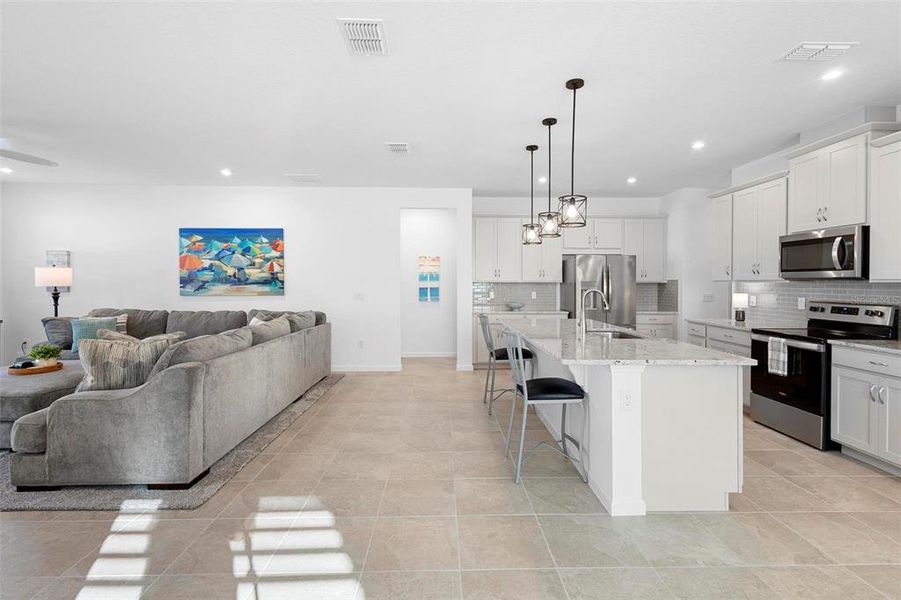 Furnished interior view inside a new home in Addison Landing, Deland (Image 12).