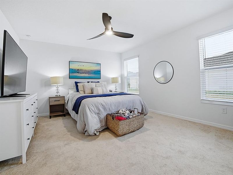 Furnished interior view inside a new home in , The Villages (Image 11).