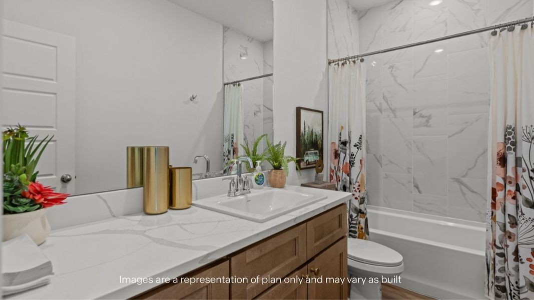 Furnished interior view inside a new home in Westmont, Lubbock (Image 5).