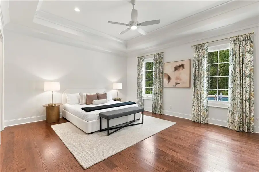 Furnished interior view inside a new home in , Sandy Springs (Image 18).
