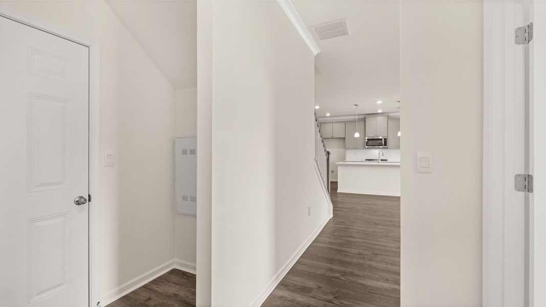 Representative unfurnished interior of a home built from the Summit by D.R. Horton in Westland, Bogart (Image 25).