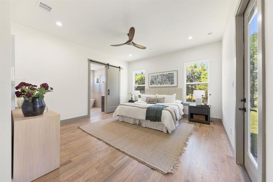 Furnished interior view inside a new home in , Red Oak (Image 11).